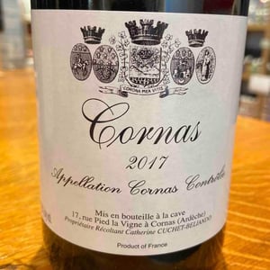 Cornas - Domaine Cuchet-Béliando - Catherine Cuchet-Béliando -2016