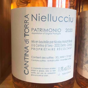 Hors Série Niellucciu Rosé - Cantina di Torra - Nicolas Mariotti Bindi 