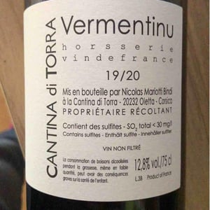 Hors Série Vermentinu 19/20 - Cantina di Torra - nicolas-mariotti-bindi