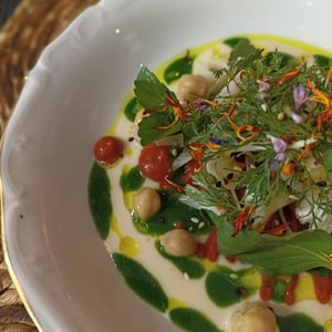 Houmous/Jus De Coriandre/Fleurs Et Tomates D'Ici - Maison Cachee - 701127