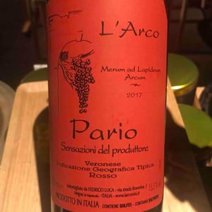 Pario - L'Arco Vini - Luca Fedrigo -2017