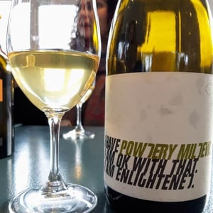 I Have Powdery Mildew I Am Okay With That. I Am Enlightened - Minimus Wines / Omero/ Origin / Craft Wine Co. - laura-cusick-meredith-bell