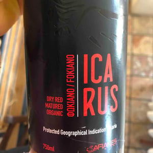 Icarus Rouge - Domaine Afianés - Nikos Afianes & Maria Karoutsou 