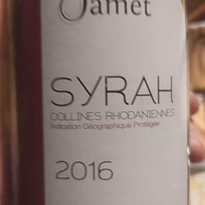 IGP Collines Rhodaniennes - Domaine Jamet - corrine-jean-paul-loic-jamet -2016