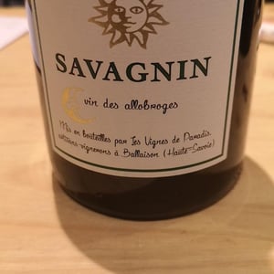IGP Vin Des Allobroges Savagnin - Les Vignes de Paradis - Dominique Lucas 