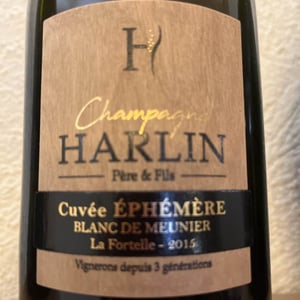 Cuvée éphémère la fortelle - Harlin - Harlin -2015