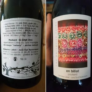 Domaine Labet - Julien, Charline & Romain Labet - Les Parcelles Rares - En Billat Poulsard
