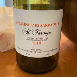 Al Taronja - Domaine des Sarradels - remi-synadinos-koval