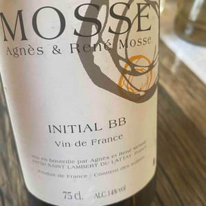 Initial BB - Domaine Mosse - sylvestre-joseph-mosse