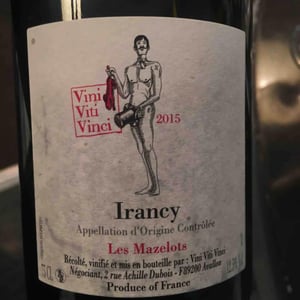 Irancy "Les Mazelots" - Vini Viti Vinci - Nicolas Vauthier "Kikro" 