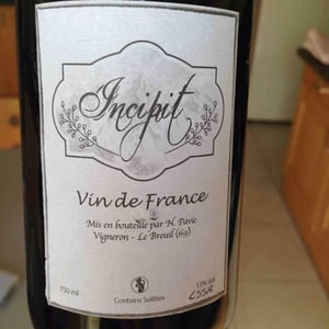 Incipit - Incipit - Nicolas Pavie - Nicolas Pavie 