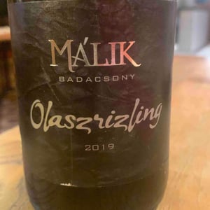 Olaszrizling 2019 - Málik Pince - Málik Zoltan -2019