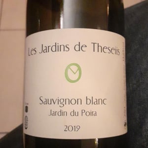 Jardin Du Poira - Sauvignon Blanc - Les Jardins de Theseiis - Paul-André Risse & Anouk Lavoie-Lamoureux 