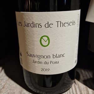Jardin Du Poira - Sauvignon Blanc - Les Jardins de Theseiis - paul-andre-risse-anouk-lavoie-lamoureux