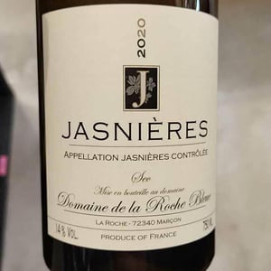 Jasnières Sec - Domaine de la Roche Bleue - Sébastien Cornille 