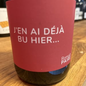 J’en Ai Déjà Bu Hier - Domaine des Pothiers - denise-georges-romain-paire