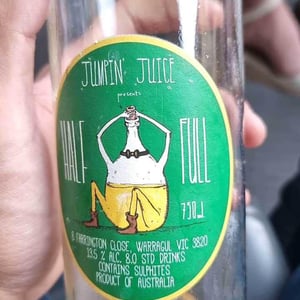 Jumpin Juice Half Full (White) - Patrick Sullivan - Patrick Sullivan 