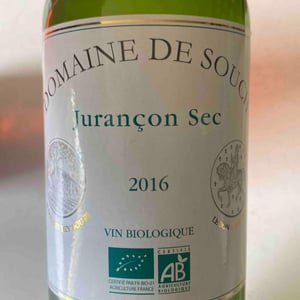 Jurançon Sec - Domaine de Souch - yvonne-jean-rene-hegoburu