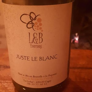 Juste le Blanc (old label)