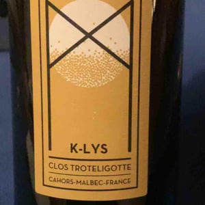 K-2 ( Nouvelle Étiquette) - Clos Troteligotte - Emmanuel Rybinski 