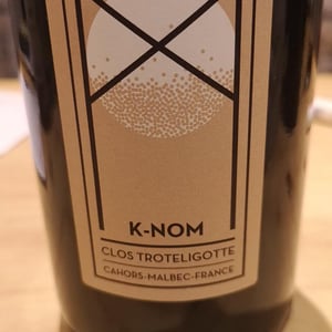 K-Nom (Nouvelle Étiquette) - Clos Troteligotte - Emmanuel Rybinski 