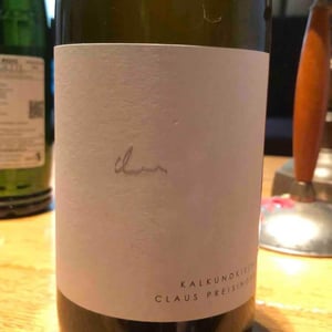 Kalkundkiesel Weiss - Weingut Claus Preisinger - Claus Preisinger 