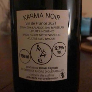Karma Noir - Karma Village - Rafaël Raybois -2021