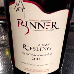 "Katzenthal" - Riesling - Domaine Christian Binner - Christian Binner et son équipe 