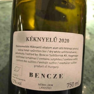 Kéknyelű - Bencze Birtok - István Bencze 
