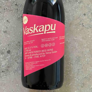 Kert - Vaskapu Kastély Pince - Galán Géza -2019
