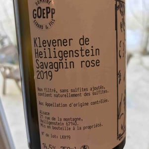 Klevener De heiligenstein - Goepp Gerard et Fils - Clément & Sylvain Goepp 