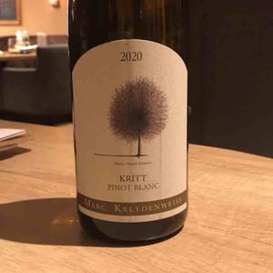 Kritt Pinot Blanc (Klaus Puth Label) - Marc Kreydenweiss (Andlau) - Antoine Kreydenweiss 