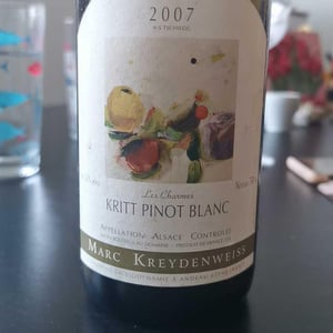 Kritt Pinot Blanc (Klaus Puth Label) - Marc Kreydenweiss (Andlau) - Antoine Kreydenweiss 