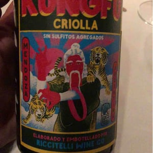 Kung Fu - Criolla - Riccitelli Wines - Matias Riccitelli 