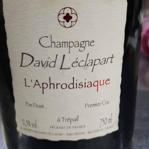 L' Aphrodisiaque - Champagne David Léclapart - David Léclapart 