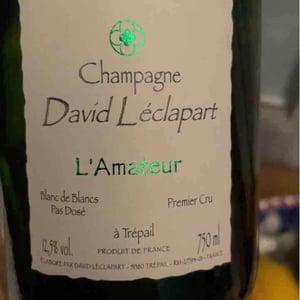 L' Aphrodisiaque - Champagne David Léclapart - david-leclapart