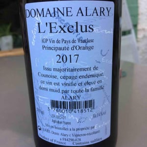 L Exclus - Domaine Alary - alary