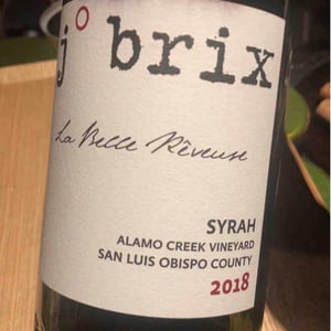 La Belle Rêveuse Syrah - J. Brix Wines - Jody Brix Towe & Emily Towe -2018