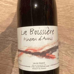 La Boissière - Domaine POB - Pierre-Olivier Bonhomme -2022