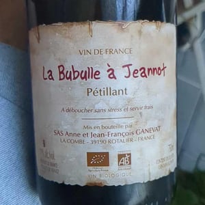 La Bubulle A Jeannot - Domaine Ganevat - anne-jean-francois-ganevat