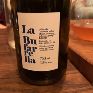 La Bufarrella - Celler La Salada - Toni Carbó 