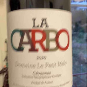 La Carbo - Domaine Le Petit Malo - Olivier Valence 
