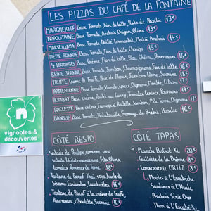 La Carte Du Moment - Le Café de La Fontaine - 720030