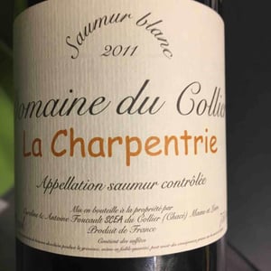 Domaine du Collier - Antoine & Caroline Foucault - La Charpentrie - Blanc