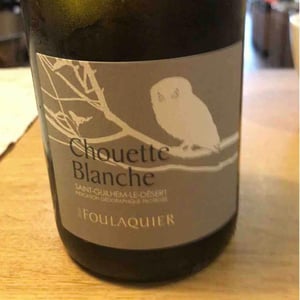 La Chouette Blanche (old label) - Mas Foulaquier - pierre-jequier-blandine-chauchat