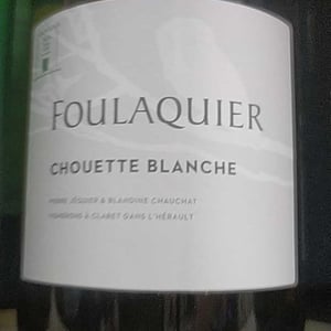 La Chouette Blanche (old label) - Mas Foulaquier - Pierre Jequier & Blandine Chauchat 