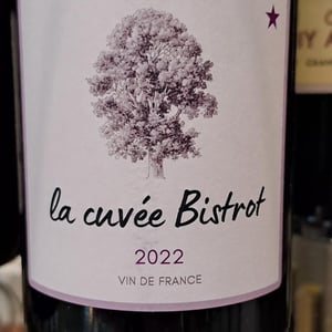 La Cuvée Bistrot Vin de France - Clos Puy Arnaud - Thierry Valette -2022