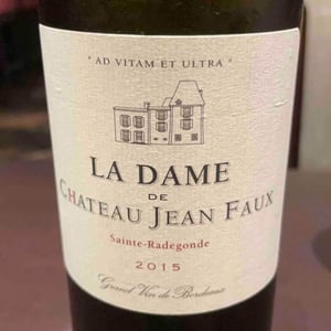 la Dame De Chateau Jean Faux - Bordeau - saint-radegonde