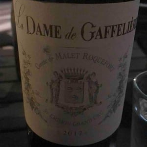 La Dame De gaffelière - Saint Emilion Grand Cru - famille-de-molet-roquefort -2017