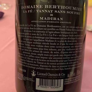 La Fé - Bortolussi - lionel-osmin-cie -2019